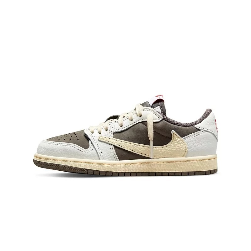 Travis Scott X Air Jordan 1 Low OG PS 摩卡 倒鉤 中童 DO5442-162