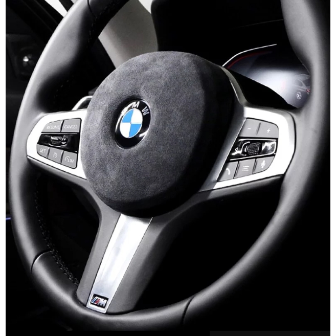 BMW 義大利 Alcantara 麂皮氣囊蓋 方向盤裝飾蓋 內飾裝飾 內裝 麂皮內裝 G20 G22 G26