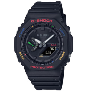 全新台灣卡西歐公司貨G-SHOCK 藍牙太陽能電力 五彩繽紛多巴胺風格 農家橡樹 GA-B2100FC-1Aㄧ年保固