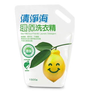 <箱購免運>清淨海 環保洗衣精補充包 1500g*6包/箱 環保標章【魯魯百貨】