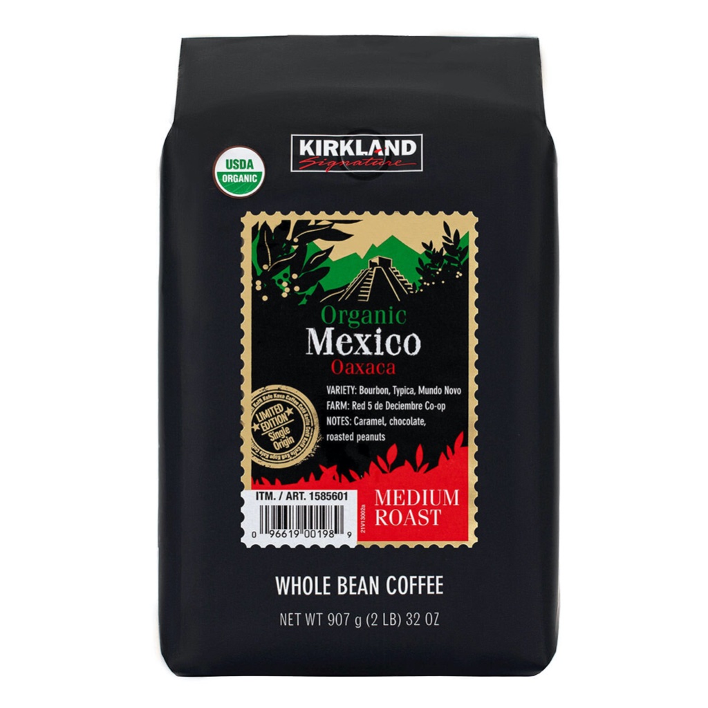 免運宅配 有發票 好市多代購 Kirkland Signature 科克蘭 有機墨西哥中焙咖啡豆 907公克