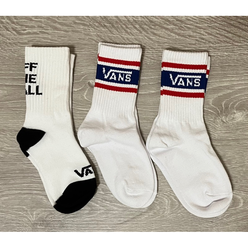 vans 襪子 /3雙 正品童襪 全新4～5歲