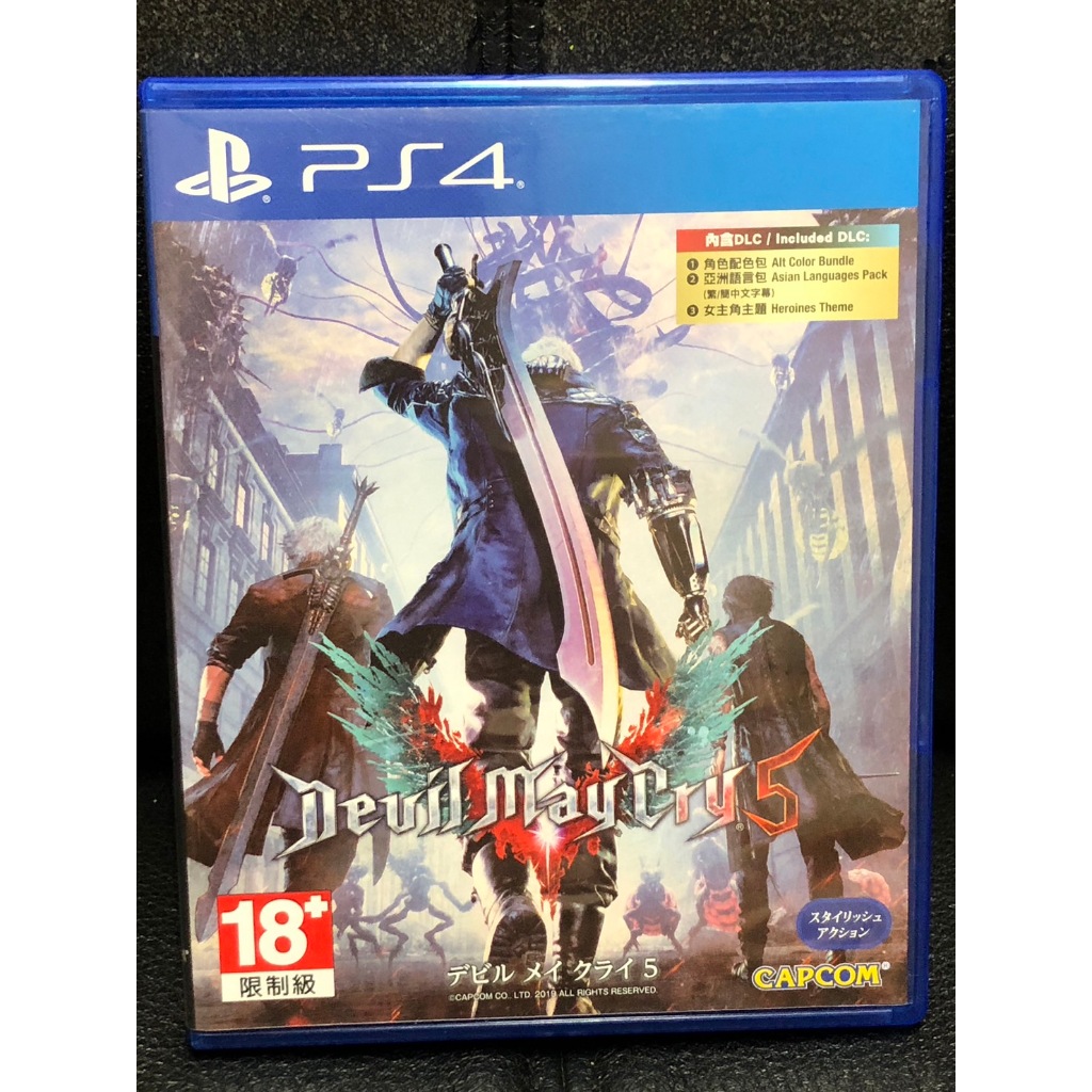 惡魔獵人5 英日文版 Devil May Cry 5 PS4 遊戲 二手