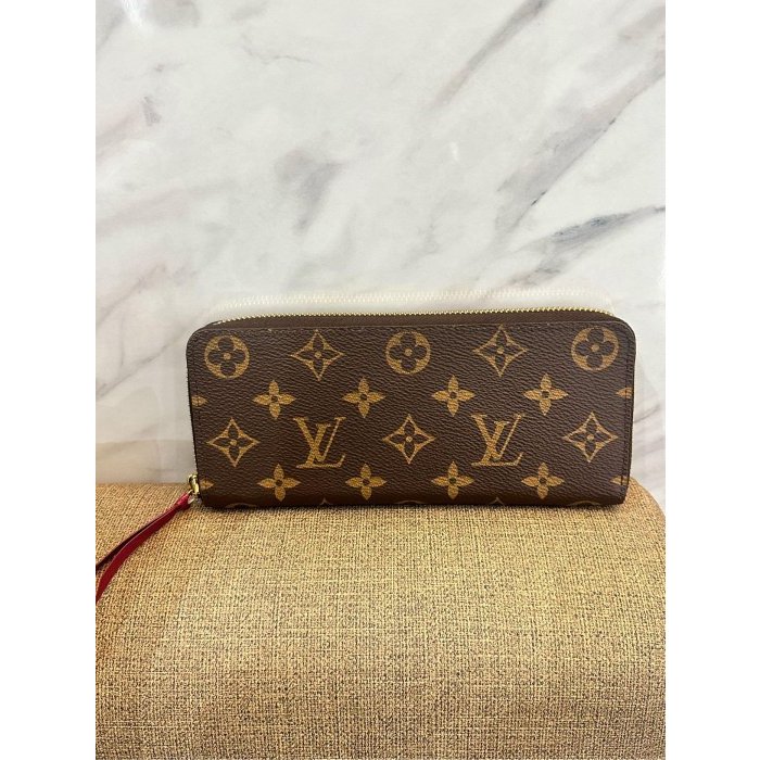 *SHIHNA名牌精品*LV M60742 內裏玫紅色長夾