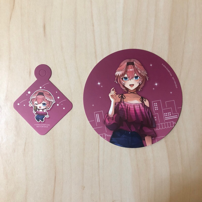 <天天好心情> Hololive x Fanfans cafe 特典杯墊 飲料小吊卡- 鷹嶺琉衣