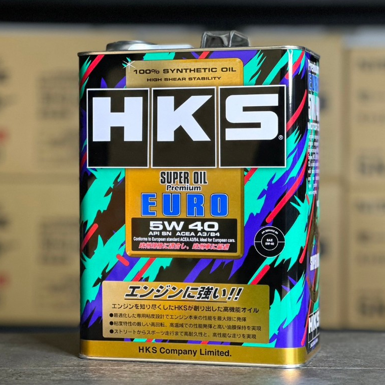 《現貨》日本原裝 HKS 5W40 SUPER OIL Premium EURO 5W-40 4公升 頂級 全合成機油