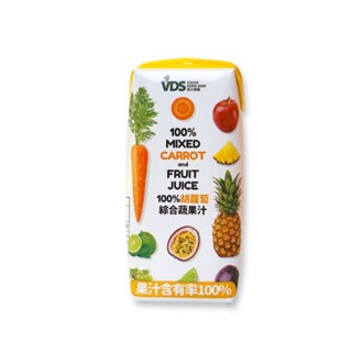 超取限定【VDS活力東勢】胡蘿蔔綜合蔬果汁200毫升-臺灣農漁會精選