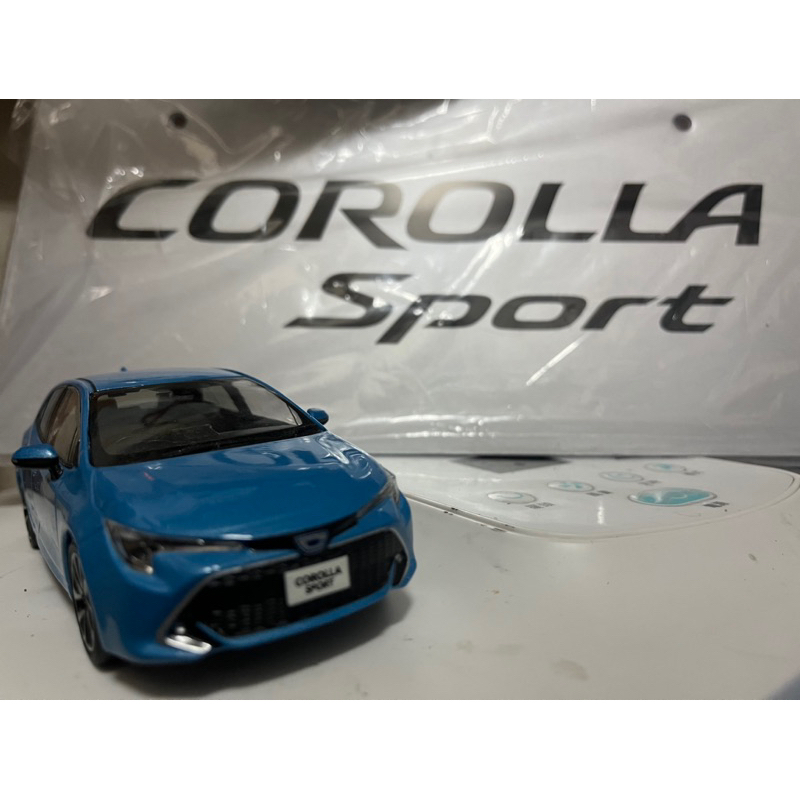 Toyota Corolla sport auris 1/30 日規模型車 電馳藍