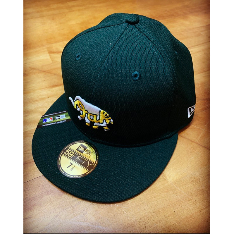 Oakland Athletics New Era BP 59FIFTY 奧克蘭運動家打擊練習球員實戰款棒球帽