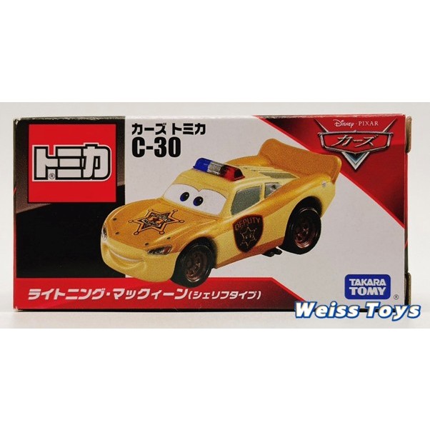 ★維斯玩具★ TOMICA 多美 小汽車 汽車總動員 C-30 閃電麥坤 (公路旅行 警長版) 全新現貨