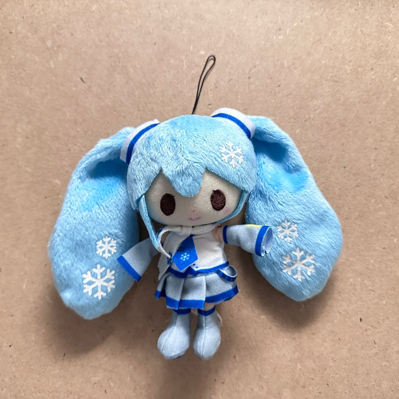 日版 初音未來 雪初音 千歲機場 限定 snowmiku sky town 13cm 娃娃 絨毛 吊飾