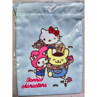 三麗鷗 hello kitty 美樂蒂 布丁狗 束口袋