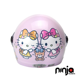 【ninja華泰安全帽】HELLO KITTY 50周年版 兒童半罩安全帽 856KT50/857KT50