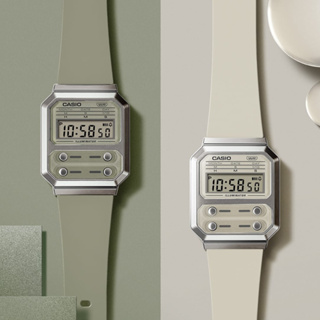 【CASIO】A100WEF-3A / A100WEF-8A 復古造型電子錶/經典百搭/男女通用款/33mm/公司貨