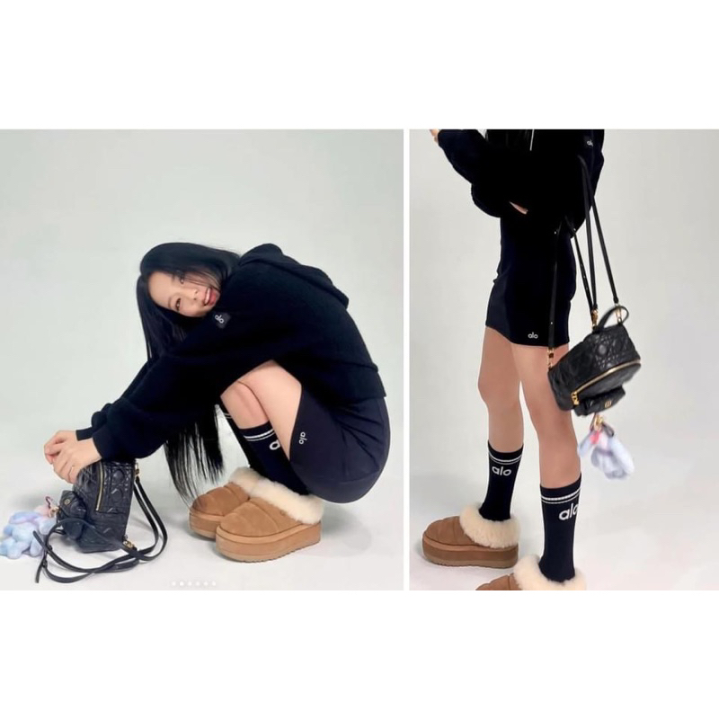 EvaOnDuty | 現貨Alo yoga 🧦白色男女款小腿襪Unisex Throwback Sock襪子