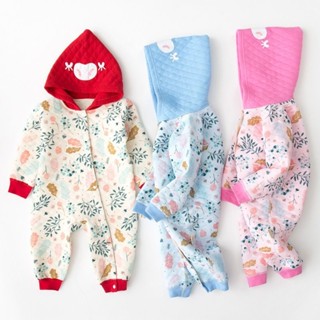 現貨 秋冬保暖連身衣 長袖連體衣 寶寶外出服 四季連身衣 新生兒衣服 純棉秋冬蝴蝶衣 加厚包屁衣 連身衣 兔裝 純棉