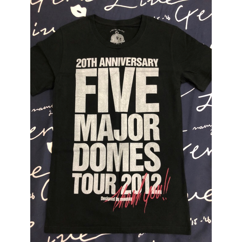 安室奈美惠 Amuro Namie 20th 5major domes tour 演唱會周邊短T  T-shirt T恤