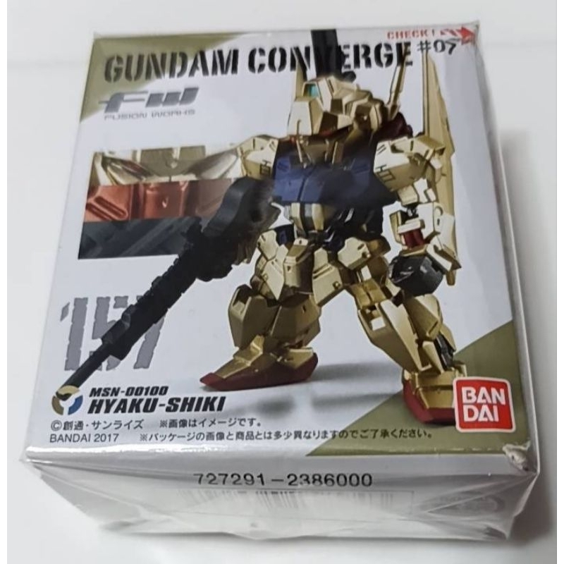 小飛俠公仔店 代理版全新現貨 FW鋼彈 FW GUNDAM CONVERGE #07彈 157號MSN-00100百式