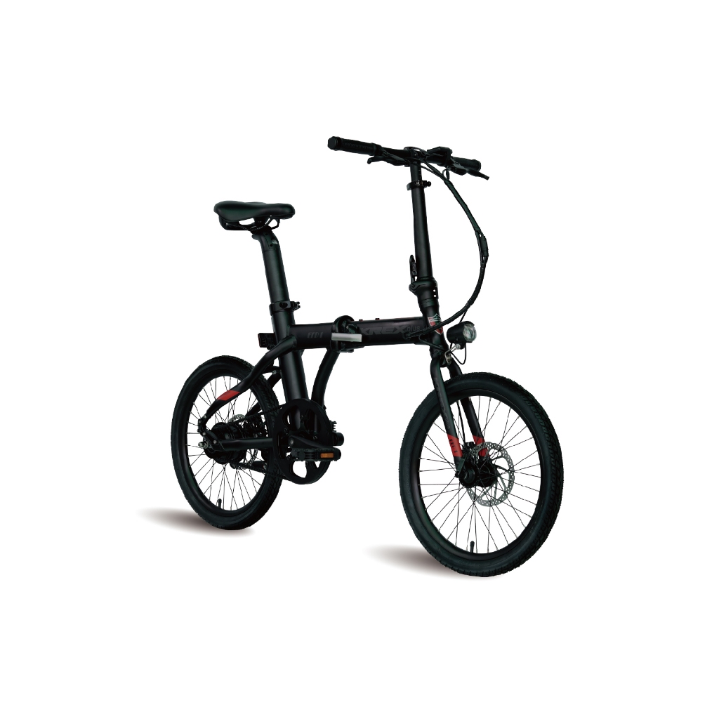 送貨架 KREXplus E-bike EFD1 電動輔助自行車 折疊車 湖水綠 消光黑 電動輔助折疊腳踏車