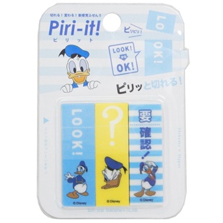 sun-star 日本製 迪士尼 Piri-it 可撕式標籤索引貼 雙用標示貼 唐老鴨 Chara Para