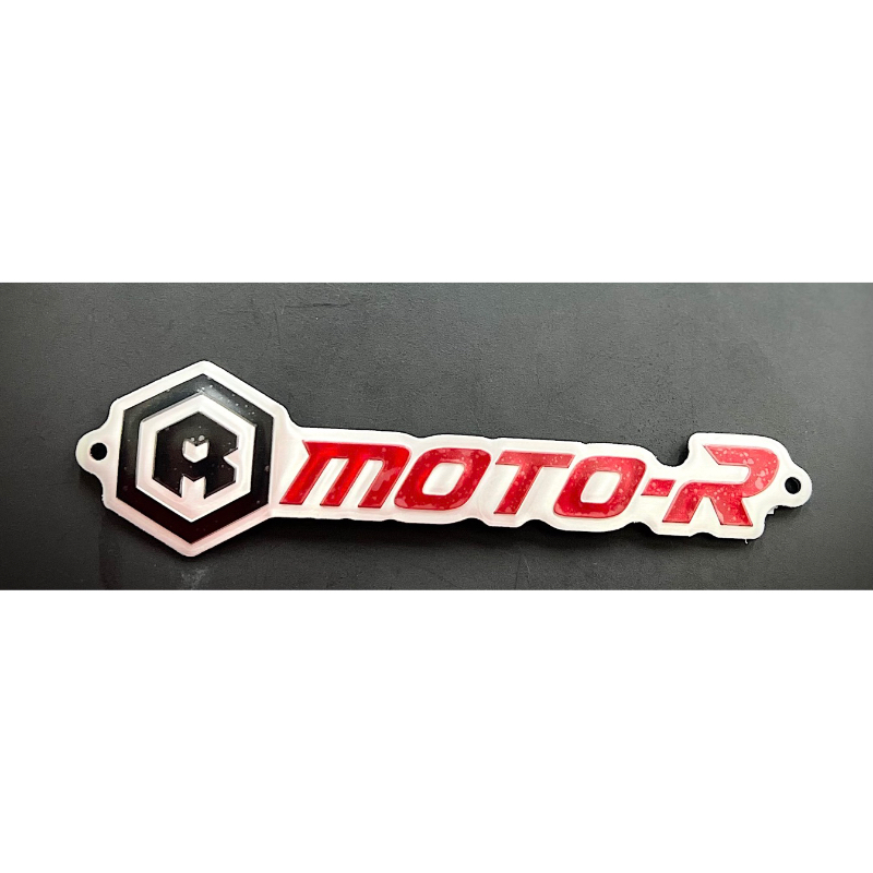 MOTO-R 貼紙  鋁牌貼 排氣管貼