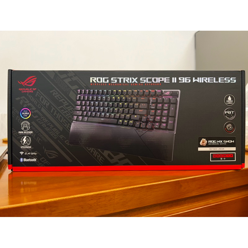 ASUS華碩 ROG STRIX SCOPE II 96 無線機械式鍵盤