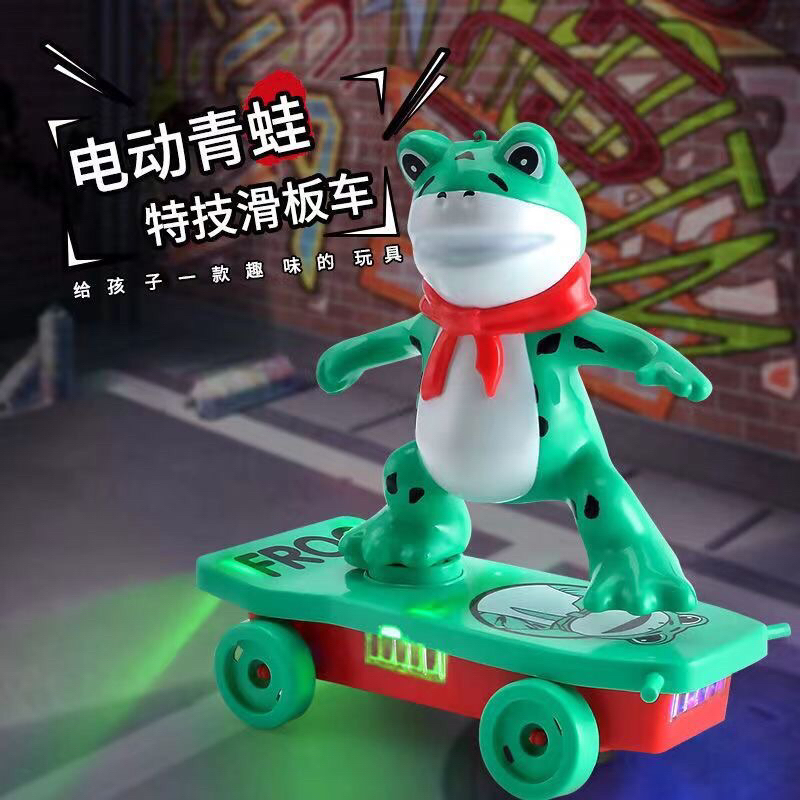 抖音同款⭕️青蛙特技車  青蛙玩具 萬向特技車 可翻起