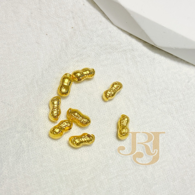 🌟RJ純金品🌟 9999黃金小金豆 保值儲蓄 1g金豆 花生金豆 好事花生 送禮