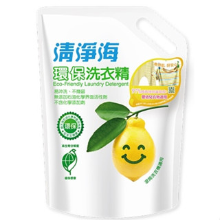 (箱購6包) 清淨海 環保洗衣精補充包1500ML 洗衣精 ((環保標章))