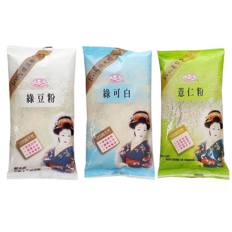 凡保 綠豆粉(200g)／綠可白(180g)／薏仁粉(180g) 款式可選【小三美日】DS018280 DS018281