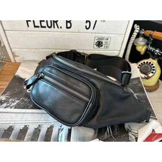 🔥 現貨【🇰🇷 Tanned】【保固】|韓國復古個性胸包👜正韓 真皮系列 牛皮皮革 側揹包 隨身包 手機包