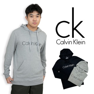 剩灰 現貨 無刷毛 Calvin Klein 帽T 長袖 素T CK 薄帽T 上衣 #9244