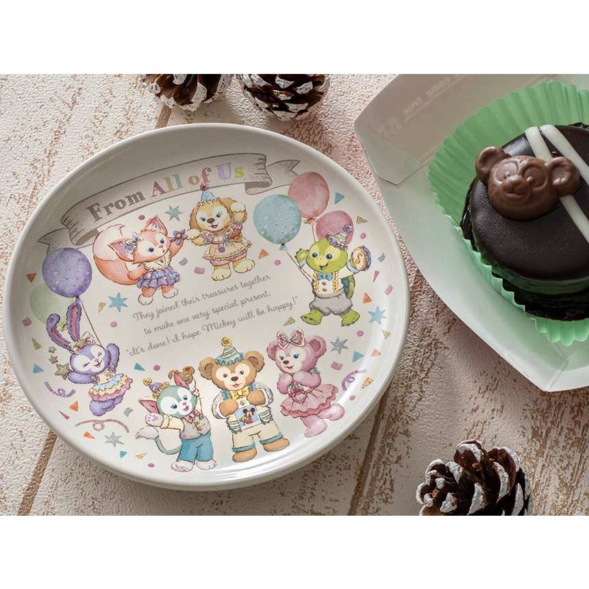 東京海洋迪士尼預購🥳歡送米奇派對🐻達菲❤雪莉玫❤史黛拉❤傑拉托尼❤曲奇安❤麗娜貝爾❤奧爾梅爾🦊點心盤、盤子、圓盤