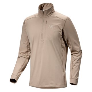 Arcteryx 始祖鳥 男 Rho LT 刷毛內層套頭衫 煙燻棕 #X000005253