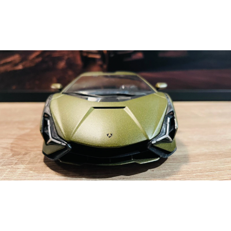 Maisto Lamborghini Sian FKP37 消光綠 1/18