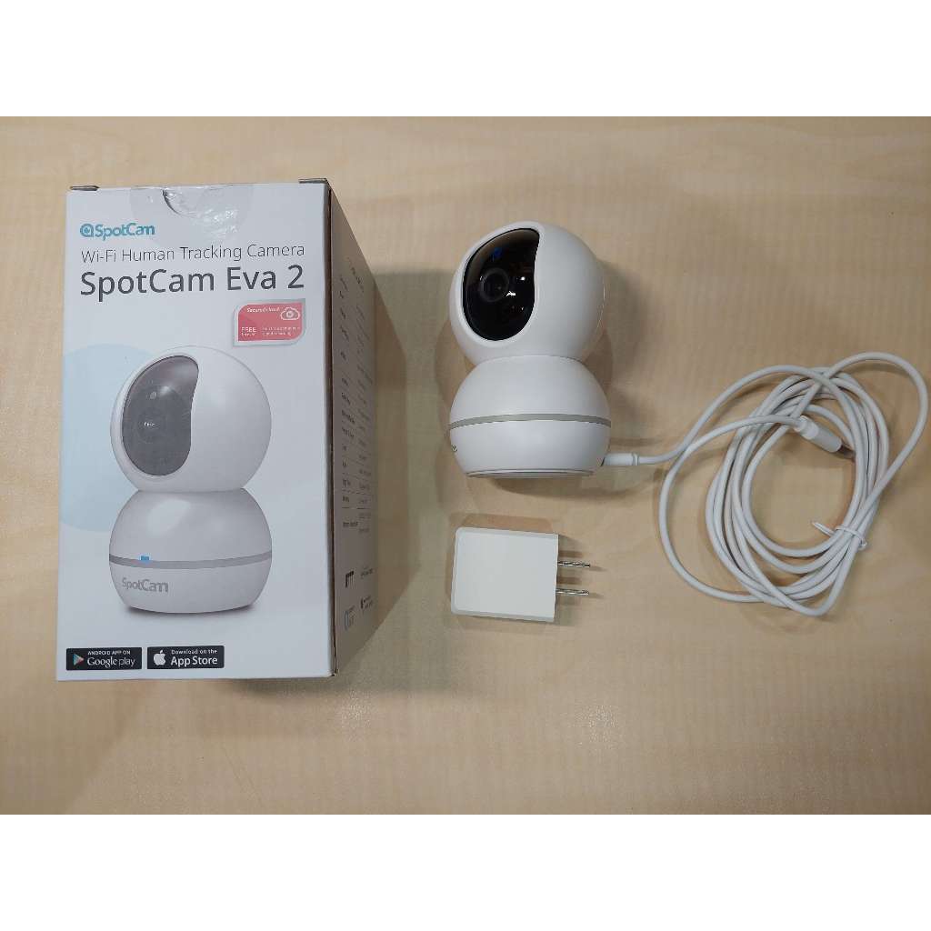 SpotCam Eva 2 可擺頭雲端無線wifi監視器 無死角自動人形追蹤 家用監視器 監視器