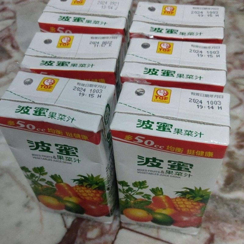 波蜜果菜汁300毫升×6入   期限2024.11.23
