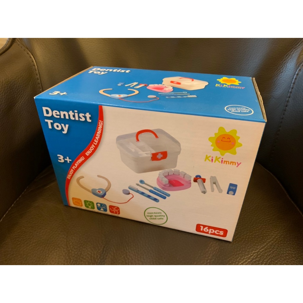 【全新】kikimmy木製玩具 Dentist Toy 牙醫 醫生工具組
