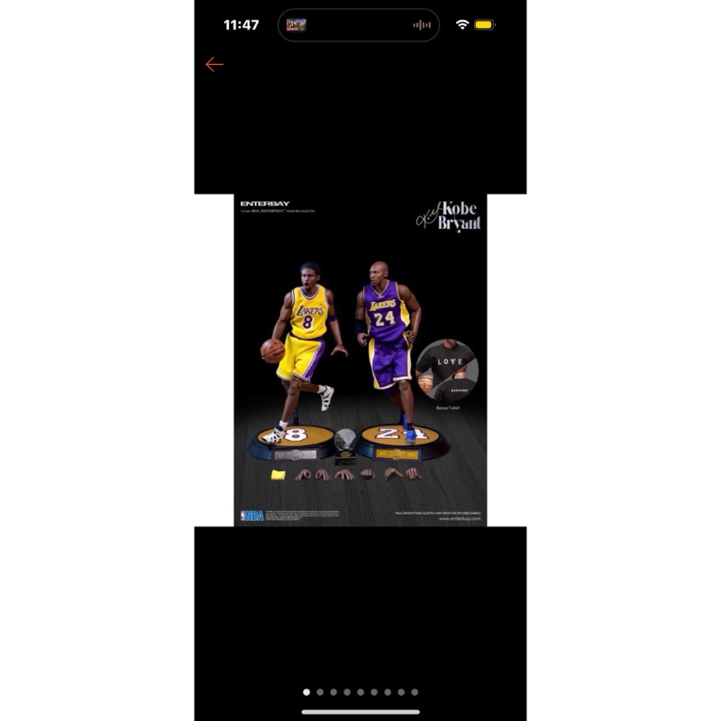 ENTERBAY (RM-1065) Kobe Bryant 3.0 雙人包 黑曼巴 NBA限定版