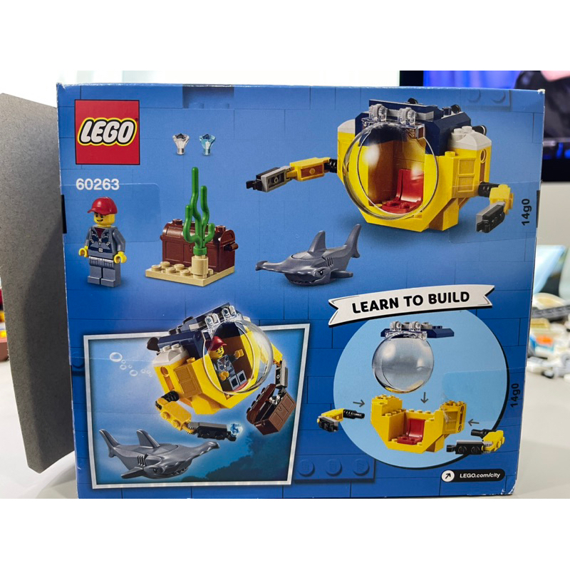 Lego 60263 海洋迷你潛水艇(已組）