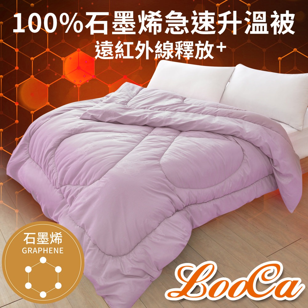 LooCa 台灣製100%石墨烯遠紅外線能量被(循環被/吸濕排汗/健康抑菌)