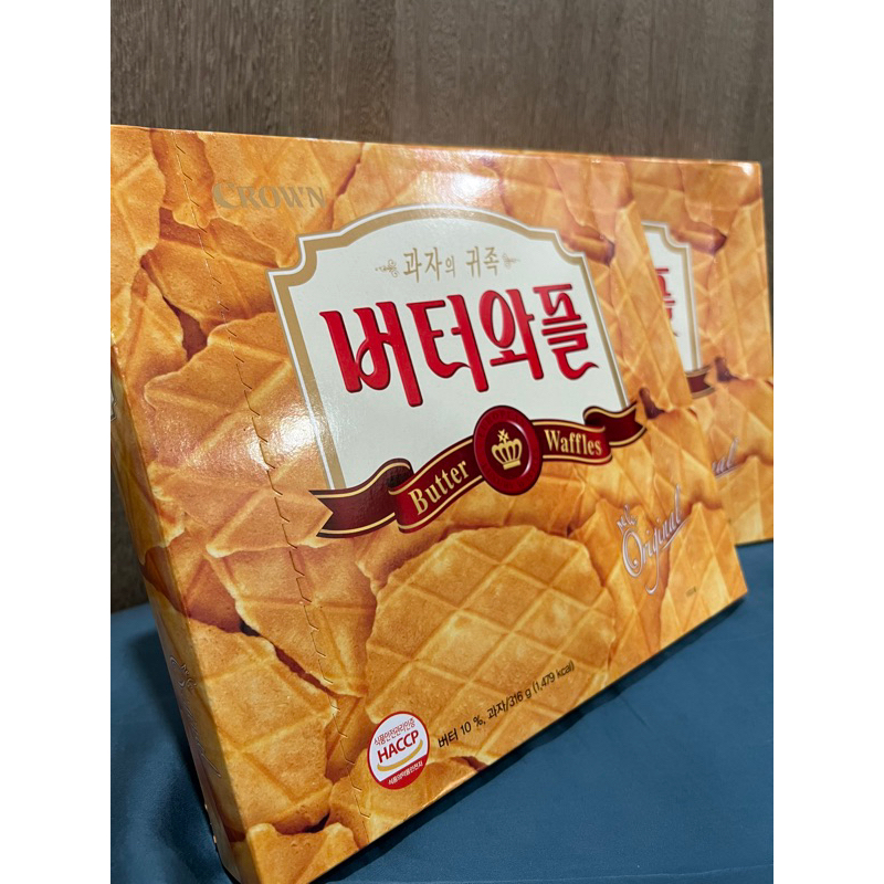 🇰🇷韓國Crown🇰🇷Crown 皇冠 鮮奶油鬆餅/316g/