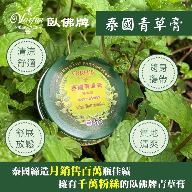 臥佛牌青草膏 22g 泰國進口原廠公司貨