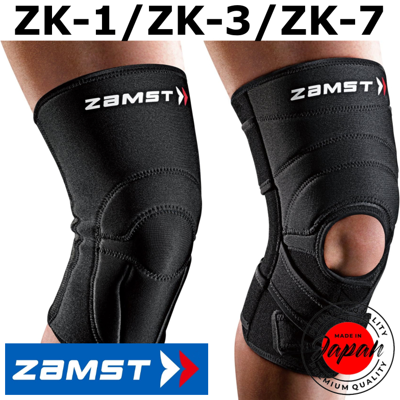 ZAMST [ZK-1 ZK-3 ZK-7] 護膝 ZK 系列 左右用 籃球 排球 足球 網球 通用運動 日常生活 10
