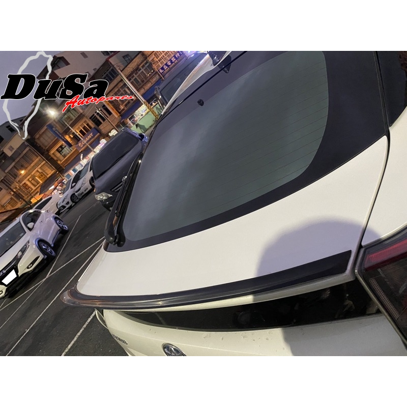 《DUSA》豐田 Toyota Prius 四門 PDL HPDL 尾翼 後擾流 PUF軟性材質 黑色素材未烤漆