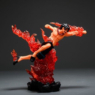 航海王 超激戰 火拳 路飛 艾斯 燒燒果實 艾斯GK手辦 公仔模型 桌面擺件 周邊 玩具 生日禮物【世順屋】