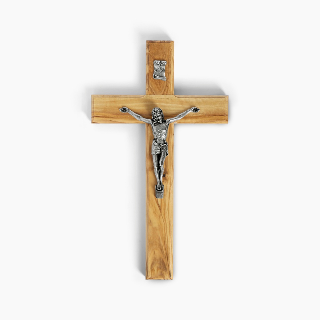 牆壁掛飾 以色列進口橄欖木十字架 耶穌苦像十字架 掛飾 居家裝飾16631