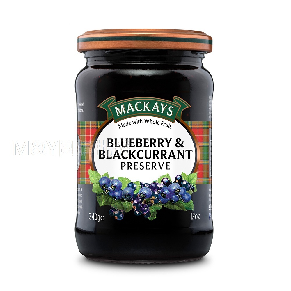 蘇格蘭梅凱Mackays 藍莓黑醋栗果醬