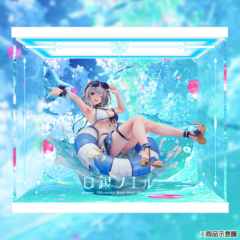 【唯暖暖】白銀諾艾爾 白銀ノエル 團長 GSC hololive 泳裝Ver 1/7 PVC 公仔 壓克力 展示盒