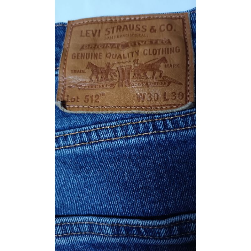 Levis，512型，窄管褲